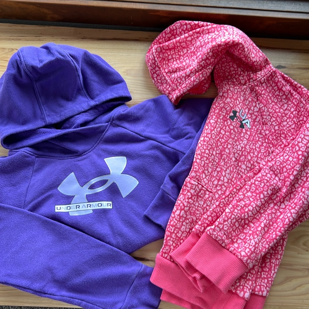 UA youth Small hoodies